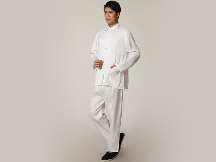 Tai Chi Clothing Long-sleeve Casual Style Linen Suit